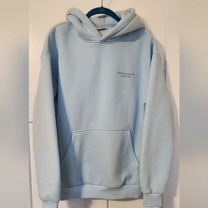 Comfort Collection Pastel Blue Crewneck Hoodie Sweater
